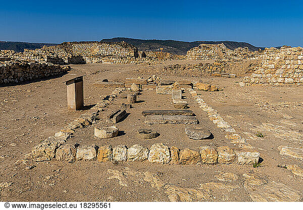 Oman  Dhofar  Taqah  Ancient ruins of Sumhuram