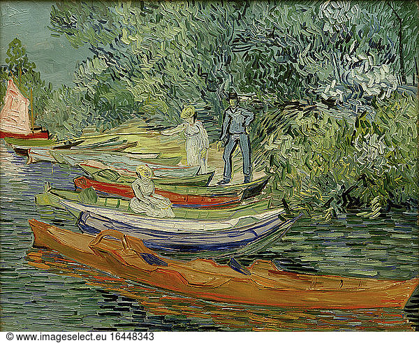On the banks of the river Oise in Auvers