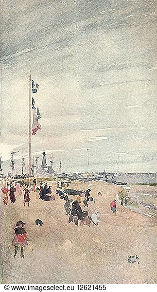 On the Sea-Shore  c1883 (1903-1904). Artist: James Abbott McNeill Whistler.