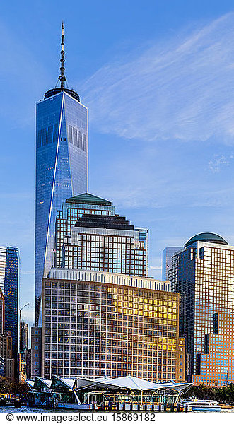One World Trade Center  Manhattan  Stadtzentrum New York City; New York City  New York  Vereinigte Staaten von Amerika