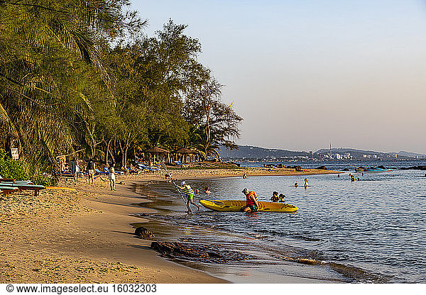 Ong Lang beach  island of Phu Quoc  Vietnam  Indochina  Southeast Asia  Asia