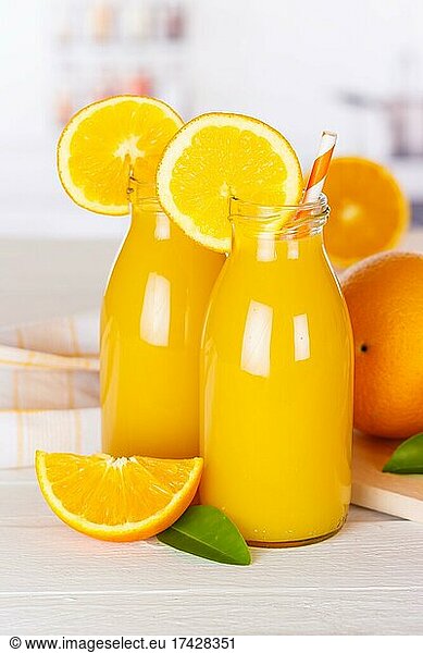Orangensaft Orange Orangen Saft Getränk Flasche Fruchtsaft