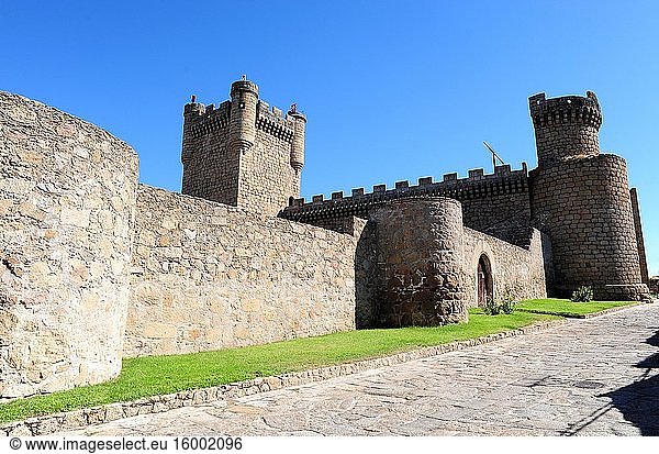 Oropesa castle. Toledo province  Castilla-La Mancha  Spain.