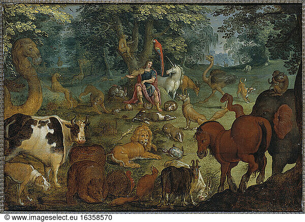 Orpheus Charming the Beasts