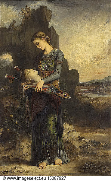 Orpheus  1865. Künstler: Moreau  Gustave (1826-1898)