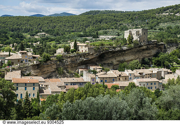 Ortsansicht  Mollans-sur-Ouvèze  Département Drôme  Region Rhône-Alpes  Provence  Frankreich