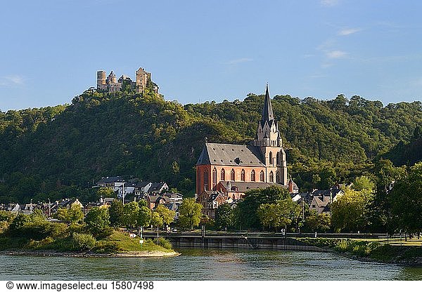 Ortsansicht von Oberwesel  Rheinland-Pfalz  Deutschland  Europa