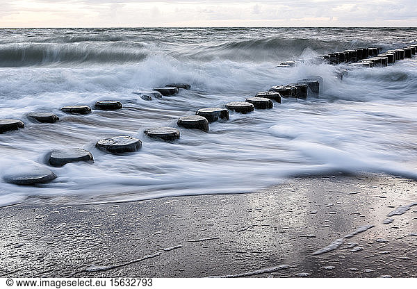 Ostsee am Darsser Ort  Mecklenburg-Vorpommern  Deutschland