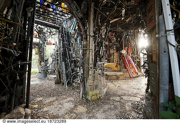 Out and about in Austin  TX: Cathedral of Junk yard art