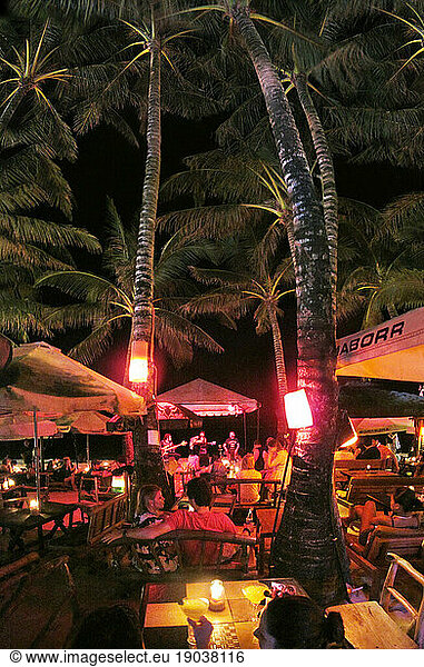 Outdoor bar in Boracay