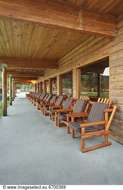 Outdoor Chairs on a Deck