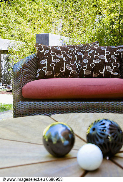 Outdoor Sofa and Decoration