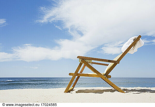 Outdoor-Stuhl am Strand