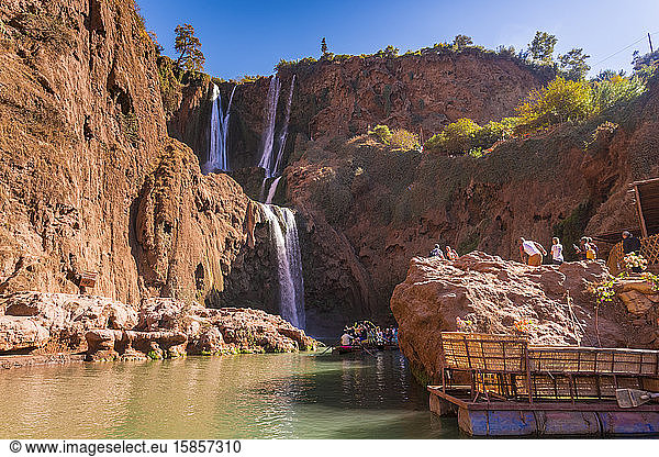 Ouzoud-Wasserfälle bei Marrakesch in Marokko