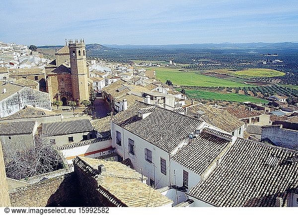 Overview. Ba?os de la Encina  Jaen province  Andalucia  Spain.