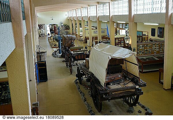 Oxen carts and other wagons  Swakopmund Museum  Swakopmund  Republic of Namibia