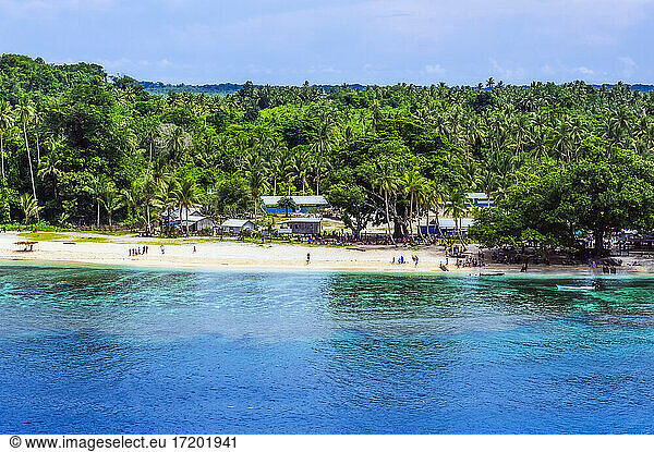 Ozeanien  Papua-Neuguinea  Trobriand-Inseln  Insel Kiriwina (früher Boyowa)  Strand und Ferienort