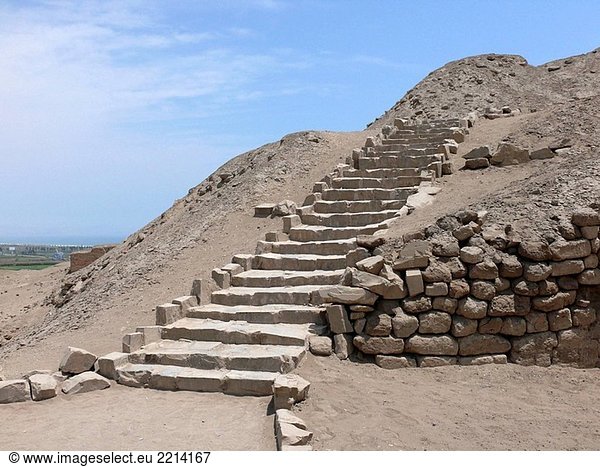 Pachacamac archaeological Site. Lima. Peru