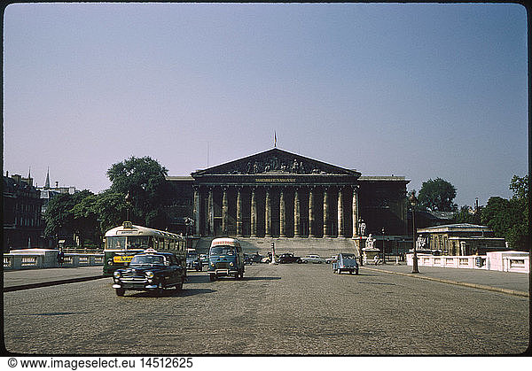 Palais Bourbon  French National Assembly  Paris  France  1961