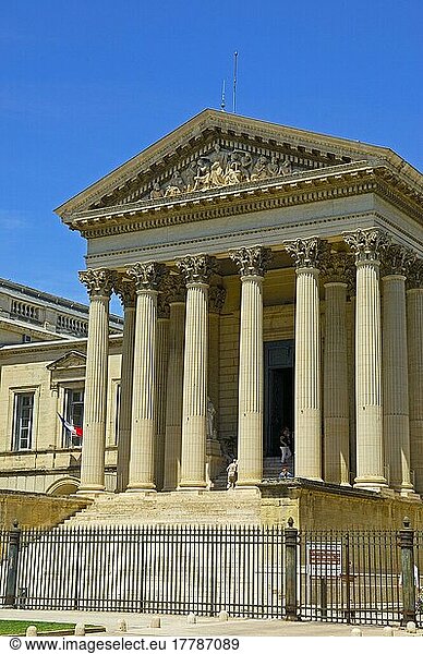 Palais de Justice  Montpellier  Herault  Languedoc-Roussillon  Justizpalast  Frankreich  Europa