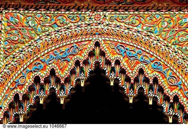 Palais Tafilalet  Detail. Meknès. Marokko
