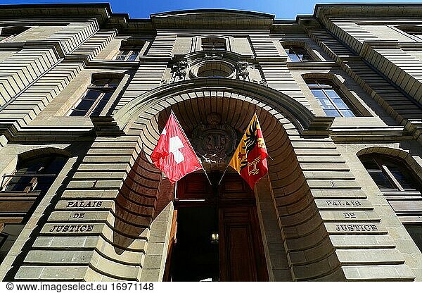 Palas de Justice  Gerichtsgebäude  Altstadt von Genf  Genf  Schweiz