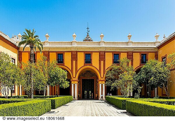 Palast Karl V. Alcázar  Sevilla  Sevilla  Andalusien  Spanien  Europa