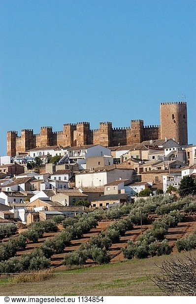 Palast Schloß Schlösser begraben Andalusien Spanien