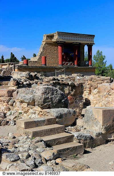 Palast  Schloß  Schlösser  Kreta  Griechenland  Knossos