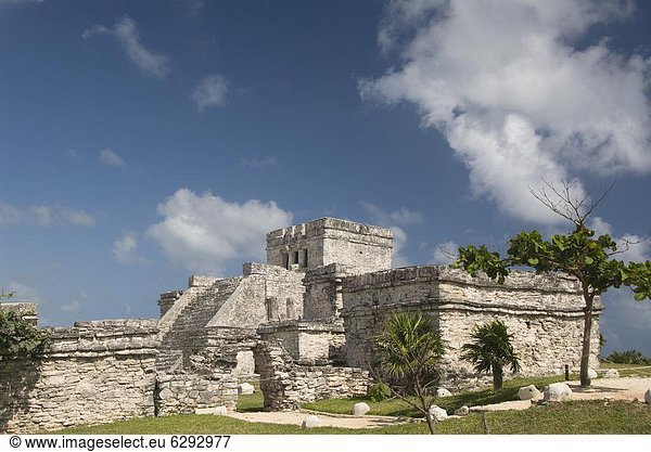 Palast  Schloß  Schlösser  Ruine  Nordamerika  Mexiko  Maya  Quintana Roo  Tulum