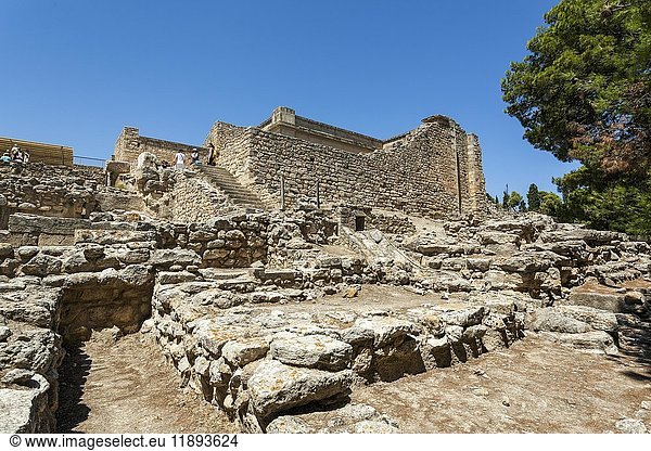 Palast von Knossos,  antike Stadt von Knossos,  Heraklion,  Kreta,  Griechenland,  Europa