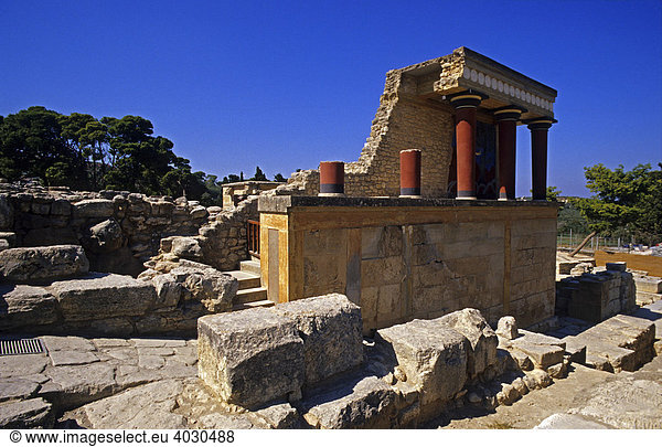 Palast von Knossos  Insel Kreta  Griechenland  Europa