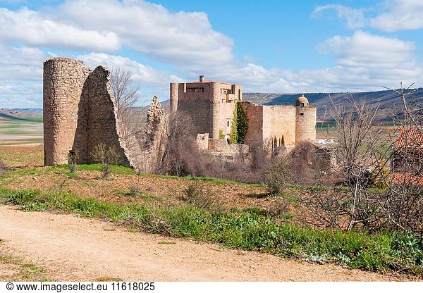 Palazuelos Castle  Guadalajara province  Castile La Mancha  Spain. Historical Heritage Site.