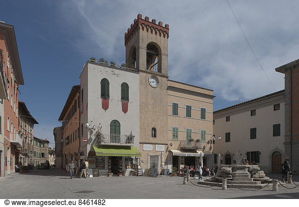Palazzo del Capitano del Popolo  1247  Piazza Mazzini  Altstadt  Castiglione del Lago  Umbrien  Italien
