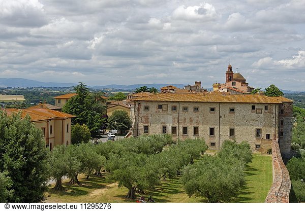 Palazzo Ducale della Corgna  Castiglione del Lago  am Lago Trasimeno  Umbrien  Italien  Europa
