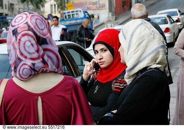 Palesitnian women in Downtown Amman  Jordan