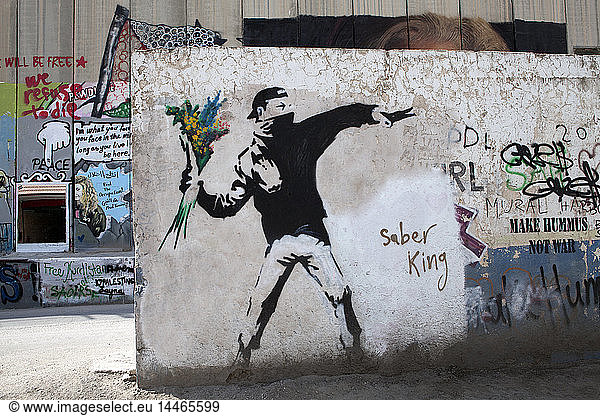 Palestine  West Bank  Bethlehem  Border  Border wall  graffiti