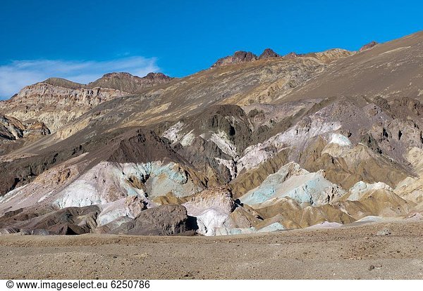 Palette des Künstlers  des Künstlers Laufwerk  Death Valley National Park  California  Vereinigte Staaten von Amerika  Nordamerika