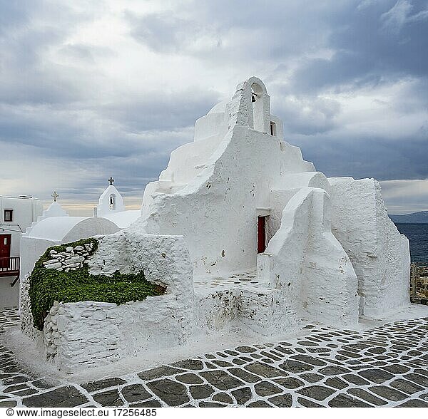 Panagia-Paraportiani Kirche  Mykonos-Stadt  Mykonos  Kykladen  Ägäis  Griechenland  Europa
