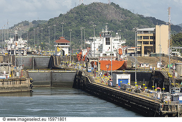 Panamakanal  Miraflores-Schleusen  Panama  Zentralamerika