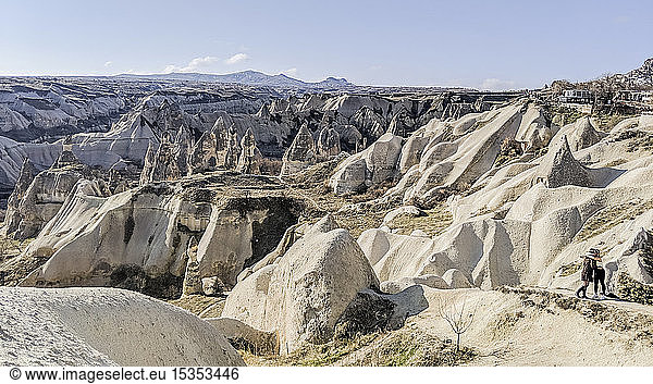 Panorama der Landschaft Göreme Isparta T�rkei