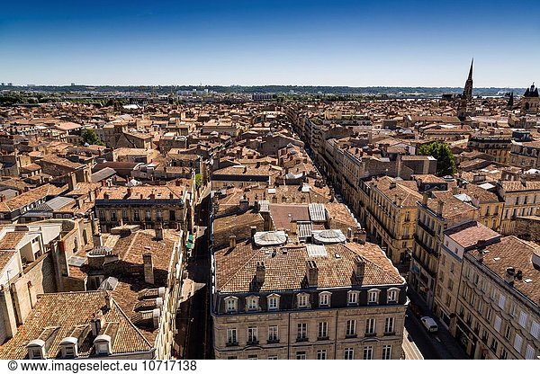 Panorama Frankreich Europa Aquitanien Bordeaux Gironde