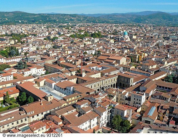 Panorama Großstadt Florenz Italien