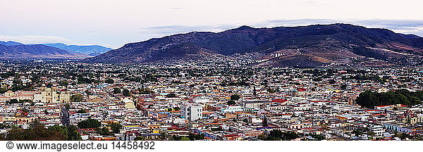 Panoramische Stadtlandschaft von Oaxaca