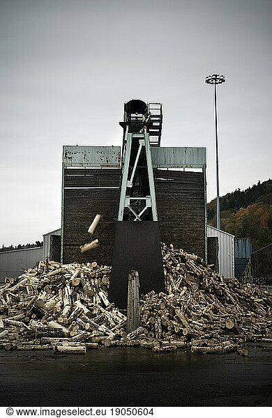 Paper mill  Maine.