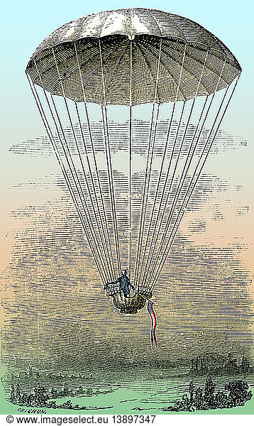 Parachute Descent  1797