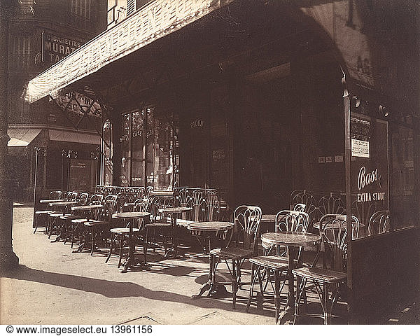 Paris Café  Eugène Atget  1920s