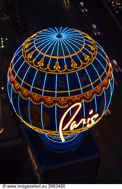 Paris Hotel and Casino  Las Vegas  Nevada  USA