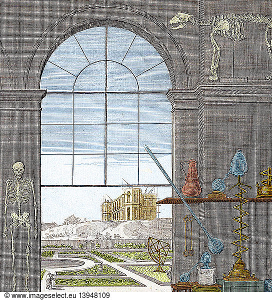 Paris Observatory Seen From Academy of Sciences  1671