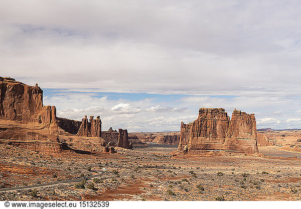 Park Avenue  Arches National Park  Moab  Utah  Vereinigte Staaten von Amerika  Nord-Amerika